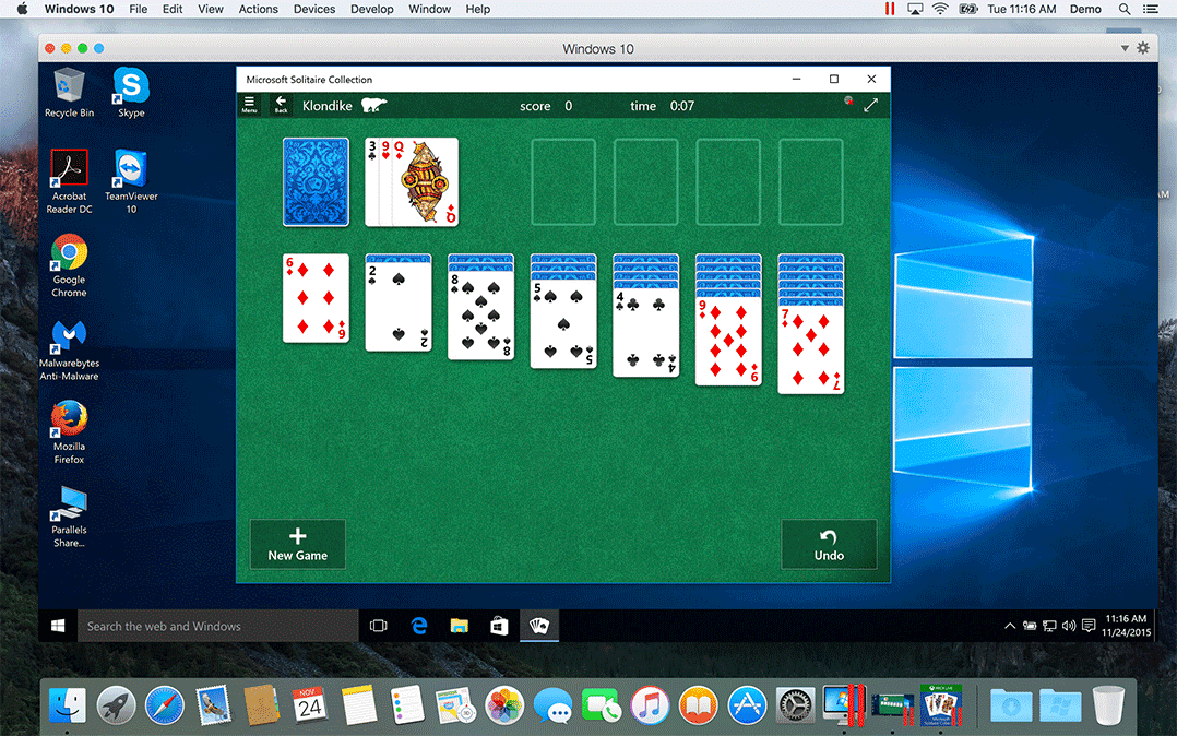 Solitaire on google chrome 