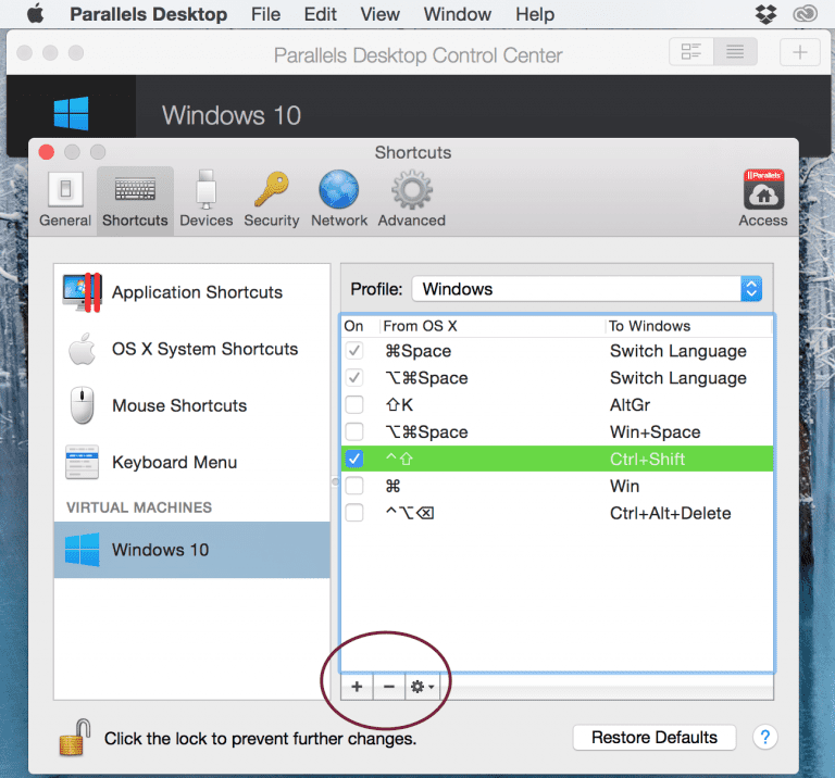 Configuring Keyboard Shortcuts in Parallels Desktop - Parallels Blog