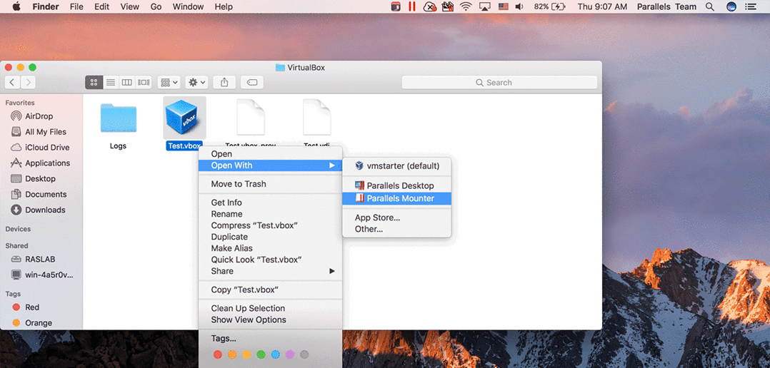 how to access windows files on mac in mac