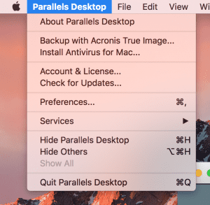 parallels desktop uninstall windows licence key