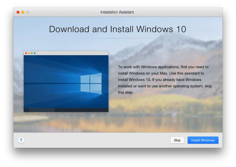 parallels desktop windows 10 license needed