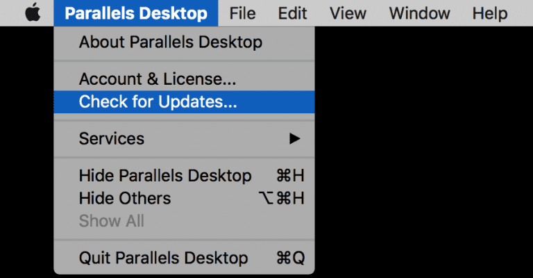 what do you need for parallels download
