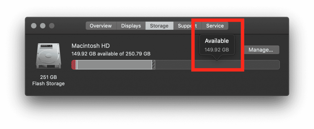 how to free up space on mac startup disk