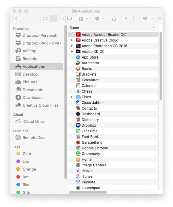 completely uninstall all adobe products osx