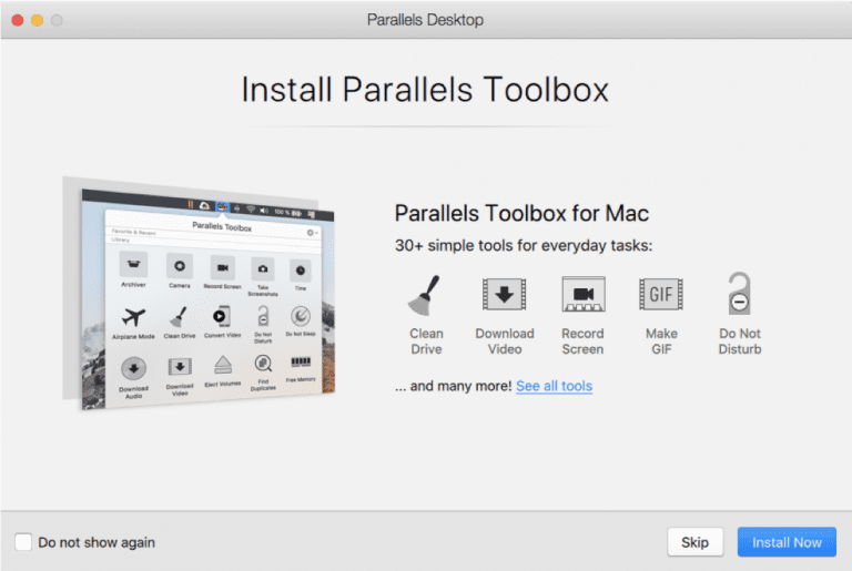 delete parallels toolbox on windows 10