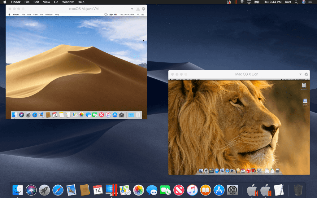 parallels update for lion