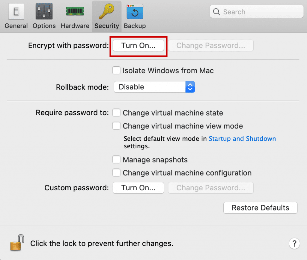 parallels for mac access