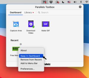 parallels toolbox update caused windows 7 to crash