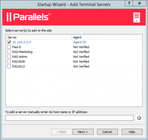 parallels access files terminal
