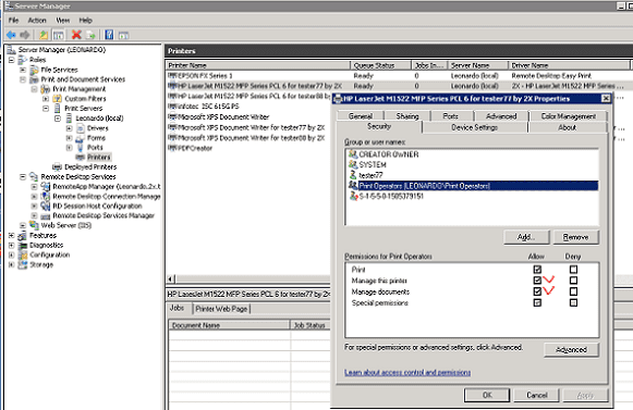 Managing 2x Universal Printing On Windows 2008 R2 Servers Server And Cloud Blog 7393