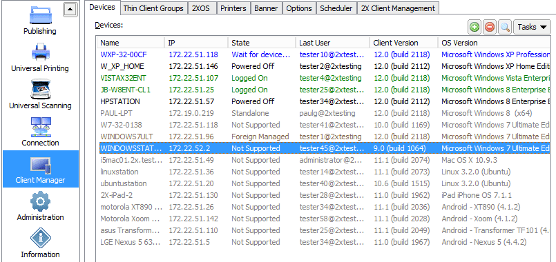 2x rdp client for 2x ras