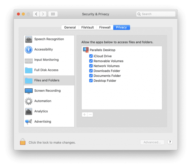 remove parallels access sound from mac