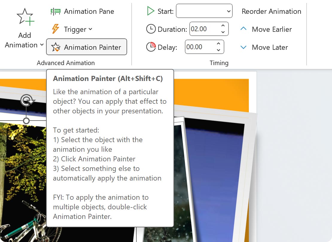Animation and design capabilities