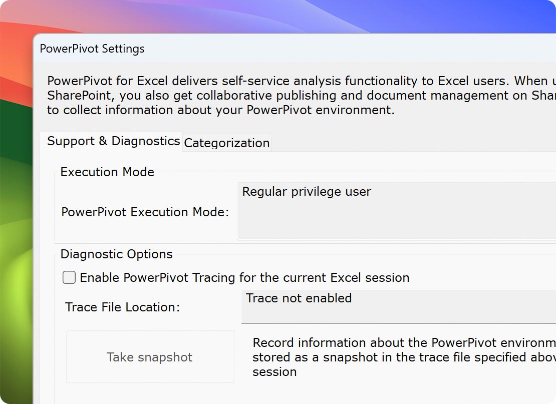 Power Pivot and data analysis